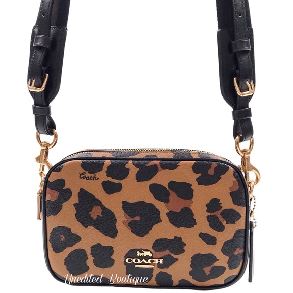 COACH Jes Crossbody 20 With Leopard Print - Picture 9 of 13